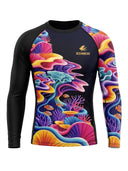 Rash Guard - Colorful Coral Garden