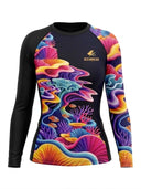 Rash Guard - Colorful Coral Garden