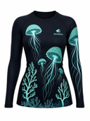 Women's Rash Guard - Jellyfish 1